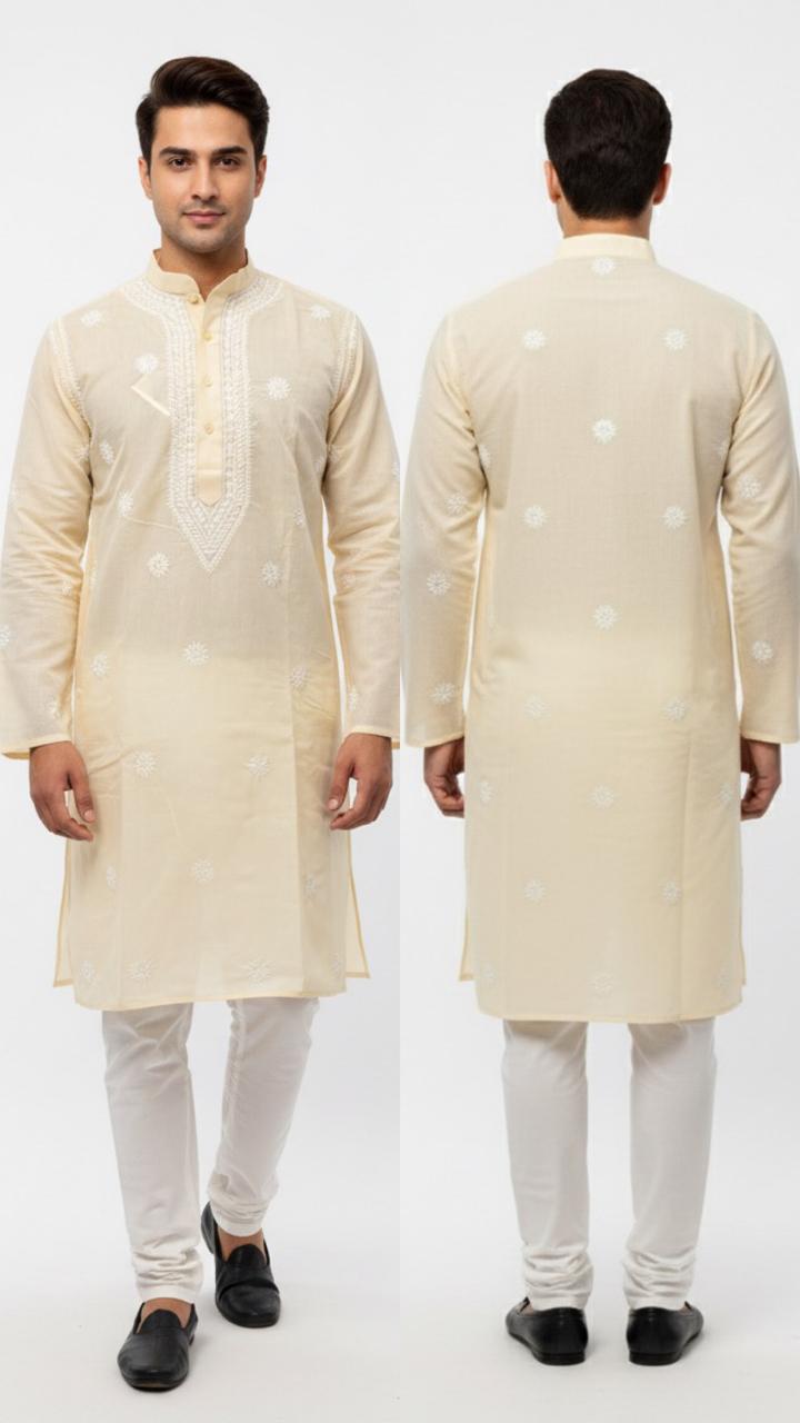 Almas Lifestyle Lucknowi Chikankari Kurta