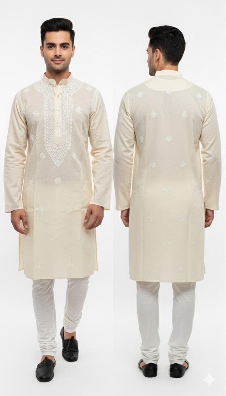 Almas Lifestyle Lucknowi Chikankari Kurta